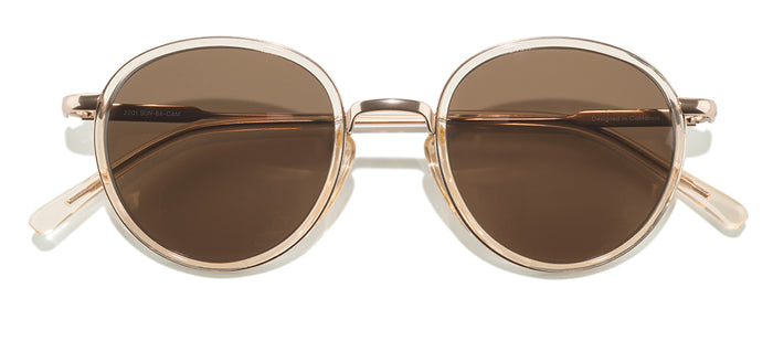 Polarized Clear Frame Sunglasses - Sustainable