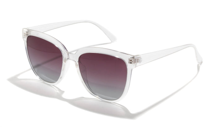 sunski camina clear velvet fade three quarter angle