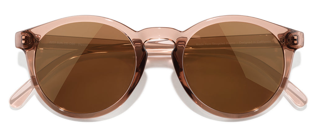 Sunski Dipsea Dusk Bronze Polarized Round Sunglasses