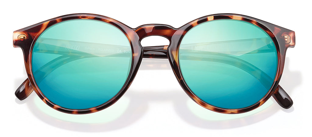 Sunski Dipsea Tortoise Emerald Best Beach Sunglasses and Surf Sunglasses