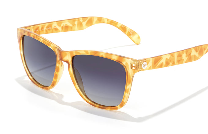 sunski madrona blonde tortoise ocean three quarter angle