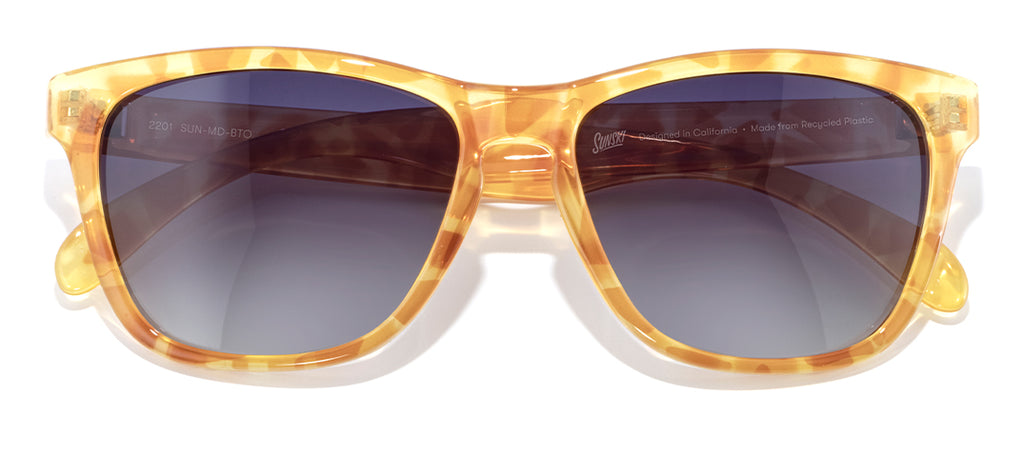Sunski Madrona Blonde Tortoise Ocean Best Beach Sunglasses and Surf Sunglasses