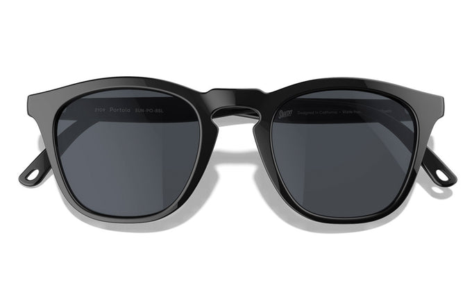 sunski portola black slate front angle