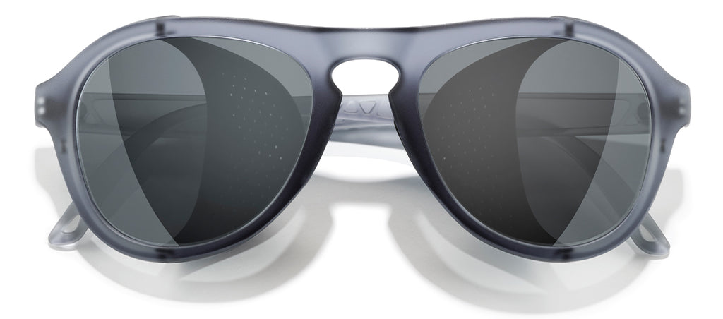 Sunski Treeline Navy Silver Polarized Aviator Sunglasses