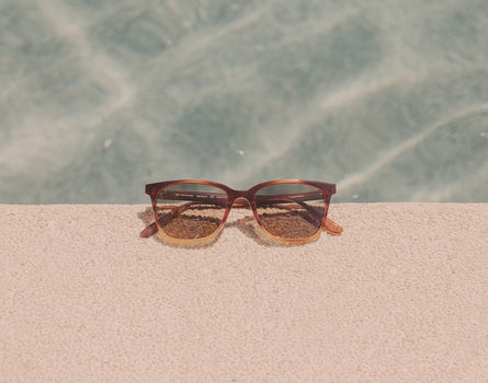 sunski ventana sunglasses by pool