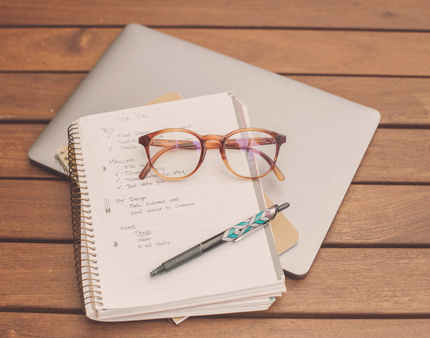 sunski yuba bluelight glasses on a desk