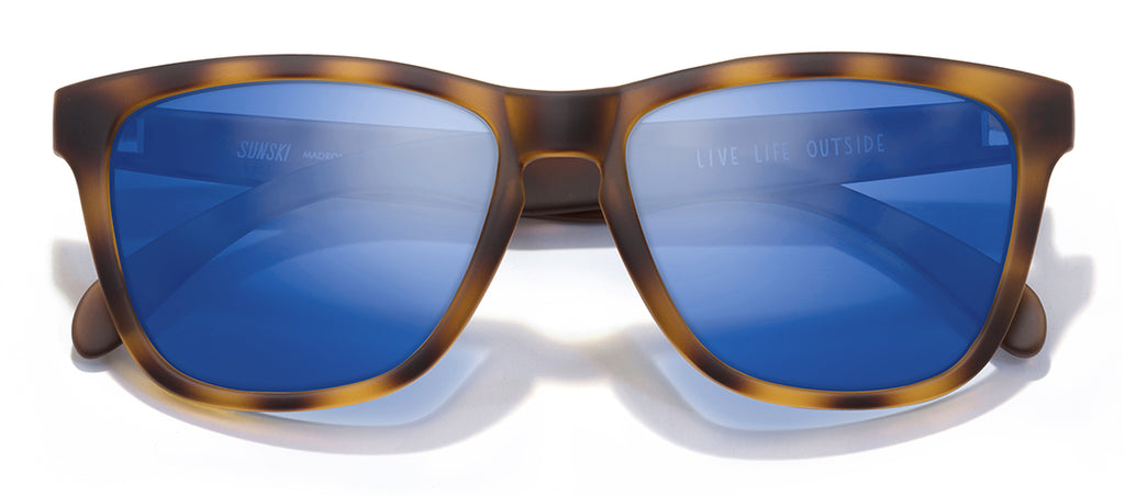 Sunski Madrona Tortoise Blue Best Beach Sunglasses and Surf Sunglasses
