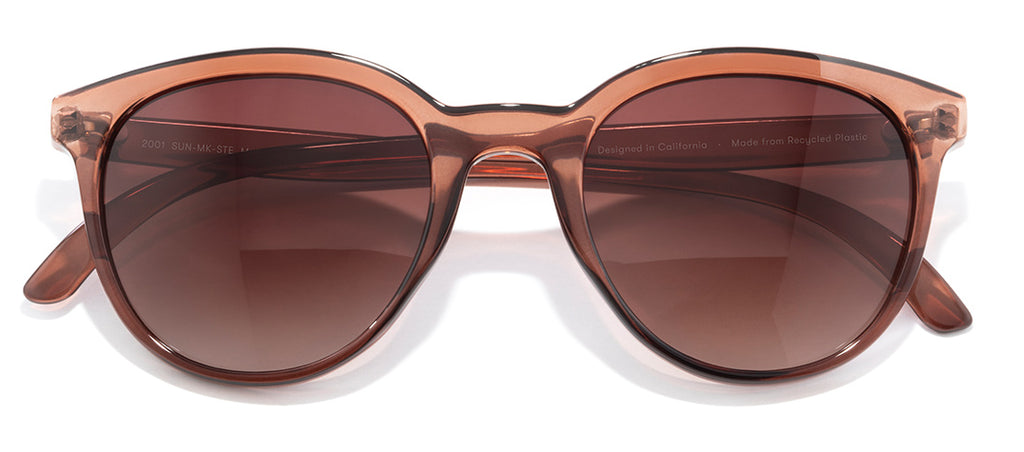 Sunski Makani Sienna Terra Fade Polarized Round Sunglasses