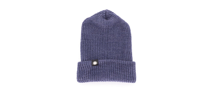 Shoulder Season Beanie - Denim - sunski shoulder season beanie denim flat lay