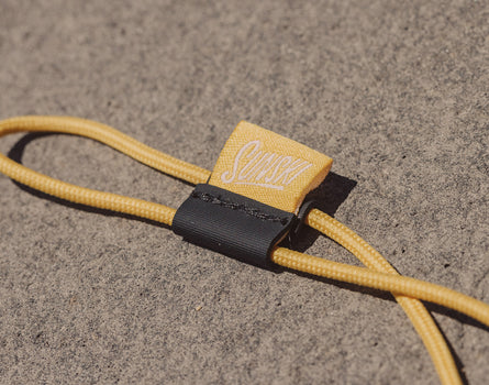 close up of sunglasses retainer 8-loop attachement