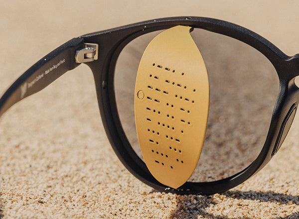 RICH sunski tera sun shield folded in to see inset magnet