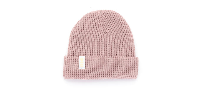 Winter Sun Beanie - Rose - sunski winter sun beanie rose flat lay